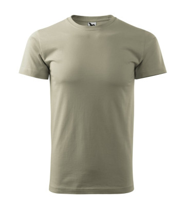 MALFINI Pánske tričko Basic - Svetlošedý melír | XXXXXL