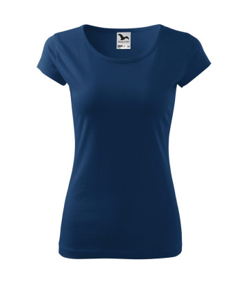 MALFINI Dámske tričko Pure - Námornícka modrá | XXXL