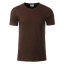 James & Nicholson Klasické pánske tričko z biobavlny 8008 - Korálová | XL