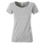 James & Nicholson Klasické dámske tričko z biobavlny 8007 - Biela | M