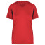 James & Nicholson Dámske športové tričko s krátkym rukávom JN316 - Červená / čierna | S