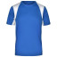 James & Nicholson Pánske športové tričko s krátkym rukávom JN306 - Oranžová / čierna | XL