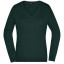 James & Nicholson Dámsky bavlnený sveter JN658 - Šedý melír | M