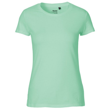 Neutral Dámske tričko Fit z organickej Fairtrade bavlny - Dusty mint | XL