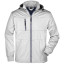 James & Nicholson Pánska športová softshellová bunda JN1078 - Biela / biela / tmavomodrá | XL