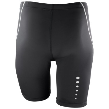 SPIRO Pánske športové šortky BodyFit - Čierna | XS/S