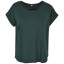 Build Your Brand Dámske tričko s predĺženým zadným dielom - Fľaškovo zelená | M